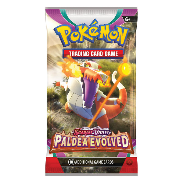 2023 Pokémon Scarlet & Violet Paldea Evolved Booster Pack (1X STREAM PACK)